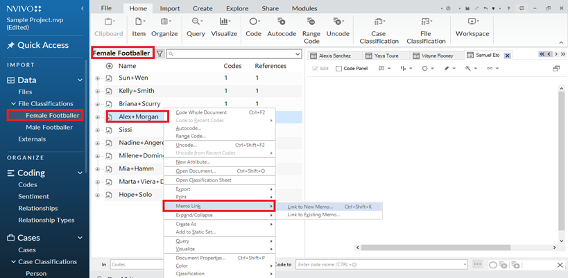 Nvivo Classification