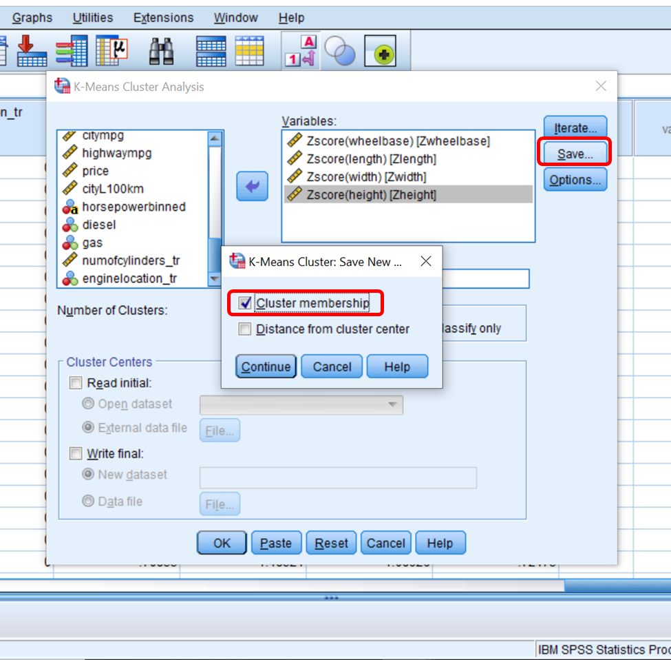 Machine Learning KMeans Clustering - SPSS