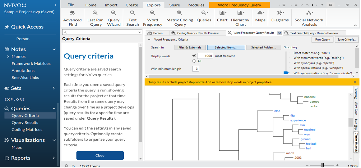 NVivo Qualitative Analysis